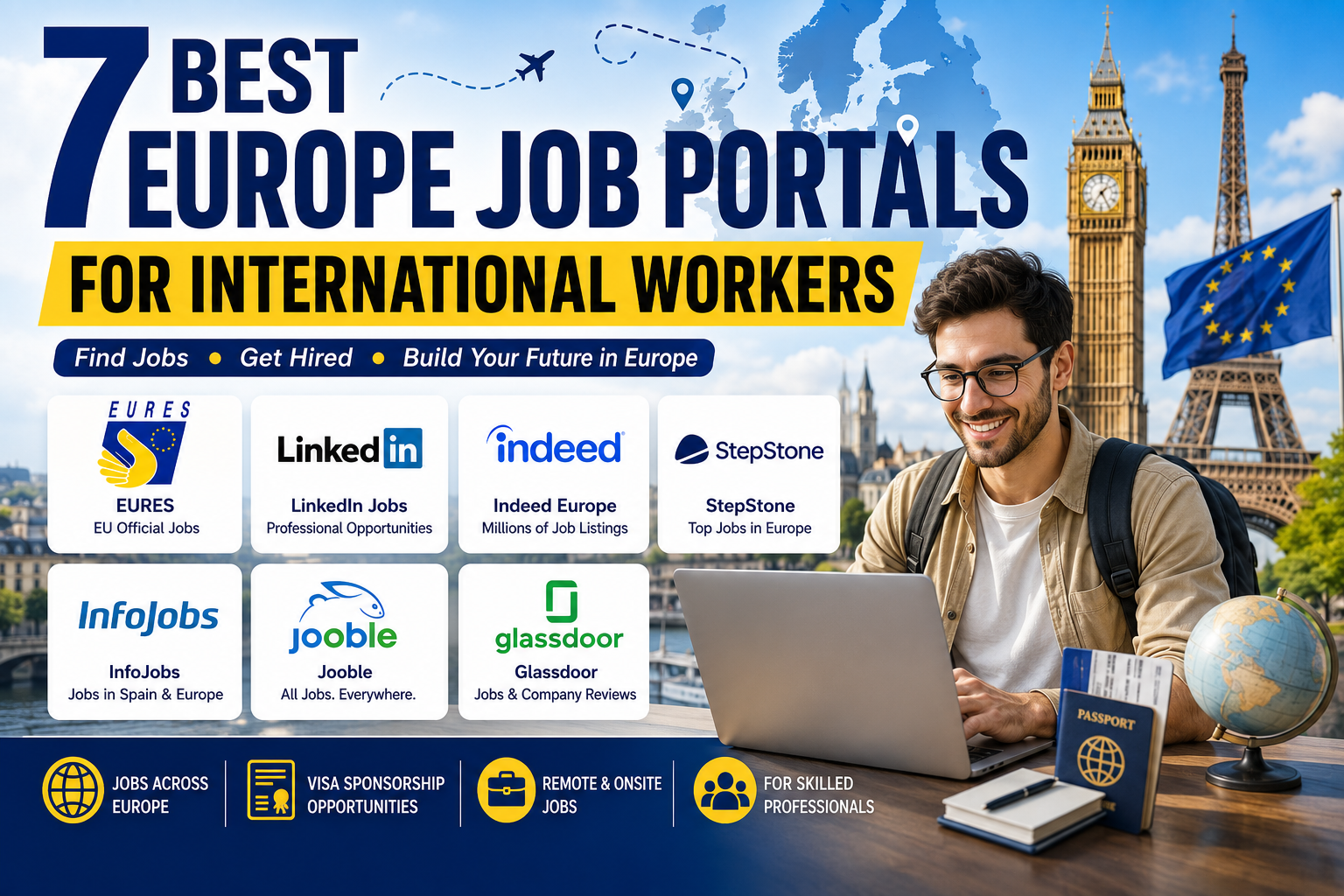 Europe Job Portals for International Workers