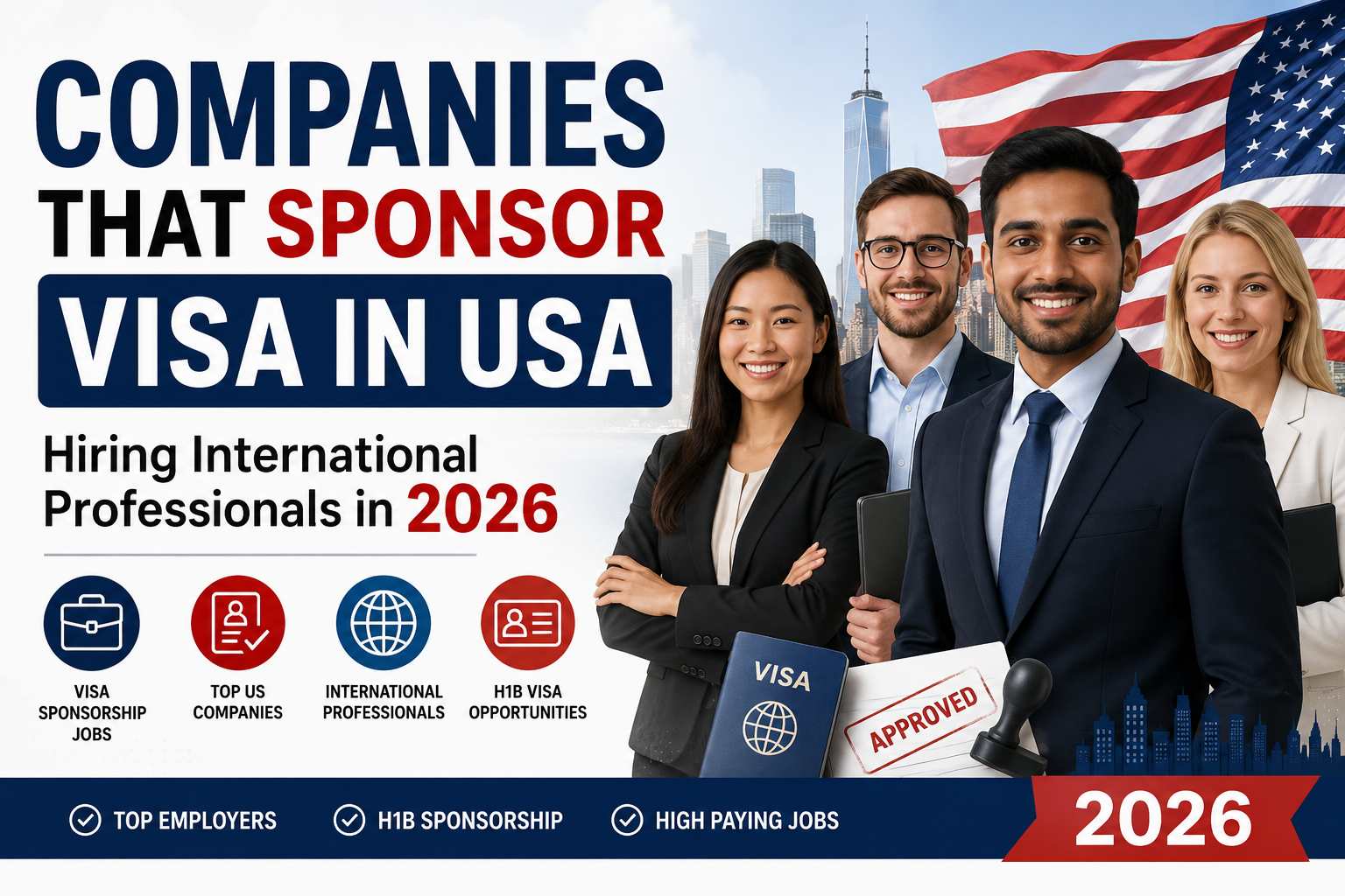 Companies That Sponsor Visa in USA